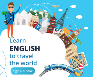 learn english to travel de world