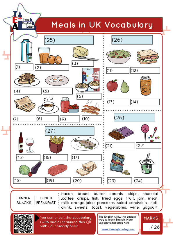 types of hourses vocabulary